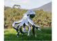 Contemporary Mirror Stainless Steel Octopus Sculpture With Size 180cm In Height