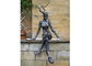 Modern Outdoor Decorative Stainless Steel Wire Woman Sculpture