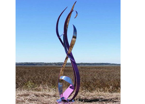 İyi bir fiyat. Modern Metal Sanatı Paslanmaz Çelik Şerit Heykel Özel Boyut çevrimiçi