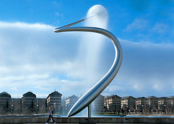 İyi bir fiyat. Soyut Metal Su Özellikleri Çeşmeler, Plaza İçin Paslanmaz Çelik Gölet Çeşmesi çevrimiçi