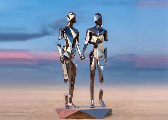 İyi bir fiyat. Büyük Kraliyet Dekoratif cilalı paslanmaz çelik aşık heykelleri çevrimiçi