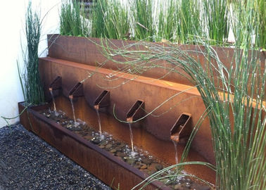 İyi bir fiyat. Dış Metal Corten Çelik Su Özelliği Hotel Yard İçin Benzersiz Tasarım çevrimiçi