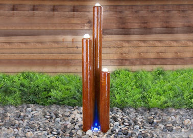 İyi bir fiyat. Işık Modern Style ile Özel Boyut Corten Çelik Su Özellik Sütunları çevrimiçi