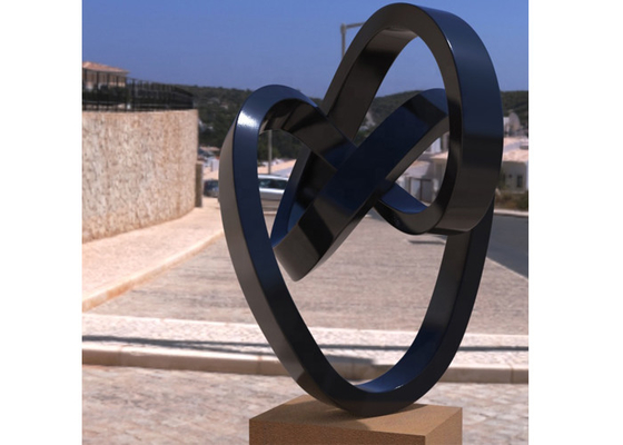 İyi bir fiyat. Özel Boyalı Metal Sanat Paslanmaz Çelik Açık Hava için Soyut Dönüştürülmüş Heykel çevrimiçi