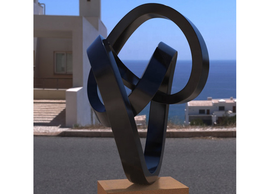 İyi bir fiyat. Özel Boyalı Metal Sanat Paslanmaz Çelik Açık Hava için Soyut Dönüştürülmüş Heykel çevrimiçi