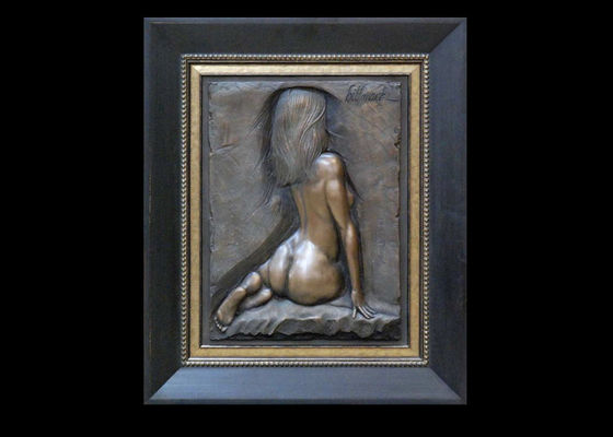 İyi bir fiyat. Tam Burada Bekleyen Batı Bronz Heykelleri Güzel Tasarım Korozyon Önleyici çevrimiçi