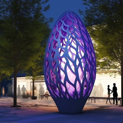 İyi bir fiyat. Metal Işık Sanatı Heykelçiliği Dış Alanları Güzellik ve Işıkla Geliştiriyor çevrimiçi