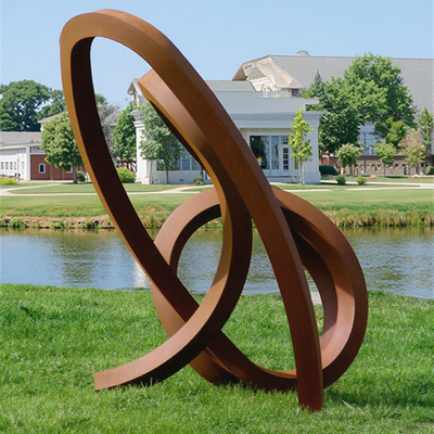 İyi bir fiyat. Paslı Havacılık Seel Soyut Metal Bahçe Sanatı Açık Hava Heykelli çevrimiçi