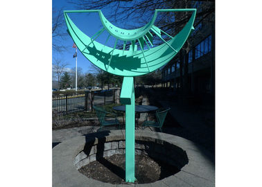 İyi bir fiyat. Renkli Boyalı Metal Heykel Büyük Soyut Metal Heykel Özelleştirilmiş Boyut çevrimiçi