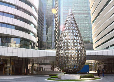 İyi bir fiyat. Cilalı Paslanmaz Çelik Yapı Büyük Açık Metal Heykeller Giriş Heykel çevrimiçi