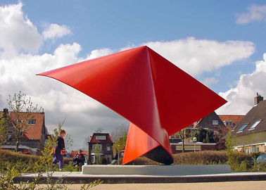 İyi bir fiyat. Modern Kare Çağdaş Bahçe Heykelleri Paslanmaz Çelik Kamu Sanatı çevrimiçi