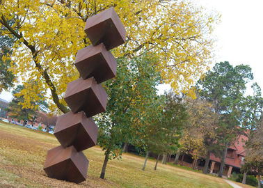 İyi bir fiyat. Paslı Bahçe Heykelleri, Korozyon Kararlılığı ile Kare Heykel çevrimiçi