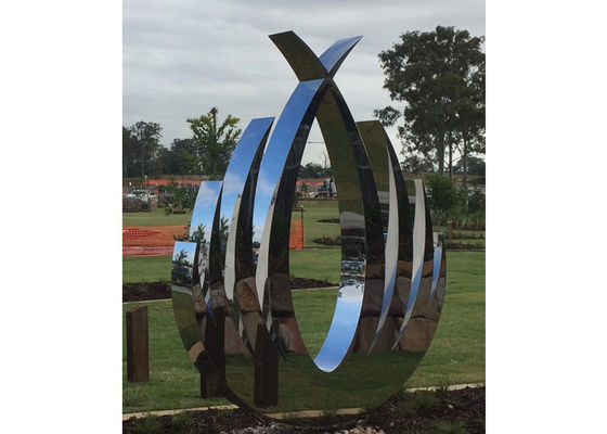 İyi bir fiyat. Bahçe Dekoru Cilalı Paslanmaz Çelik Sanat Heykelleri Korozyon Kararlılığı çevrimiçi