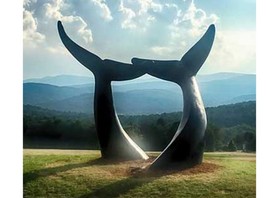 İyi bir fiyat. Açık İçin 250cm Yükseklik Dövme Bronz Balina Heykeli çevrimiçi