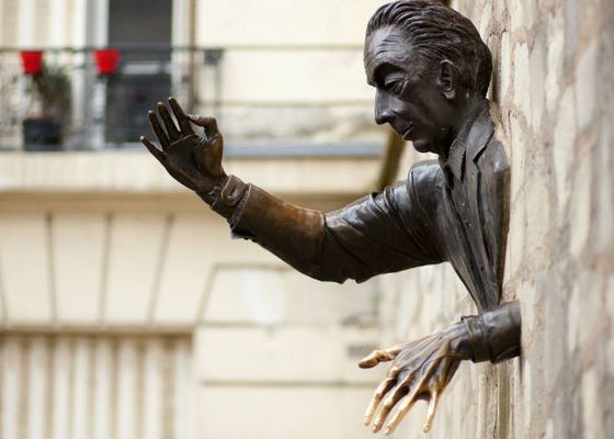 İyi bir fiyat. ODM Yaşam Boyu Dış Duvar Dekoratif Döküm Bronz Adam Heykeli çevrimiçi