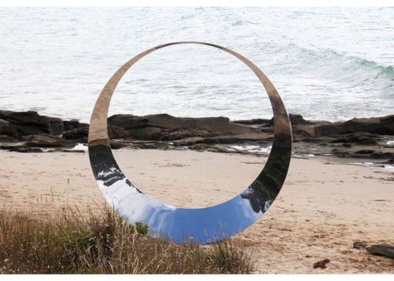 İyi bir fiyat. Peyzaj için ODM Modern Paslanmaz Çelik Açık Heykel çevrimiçi