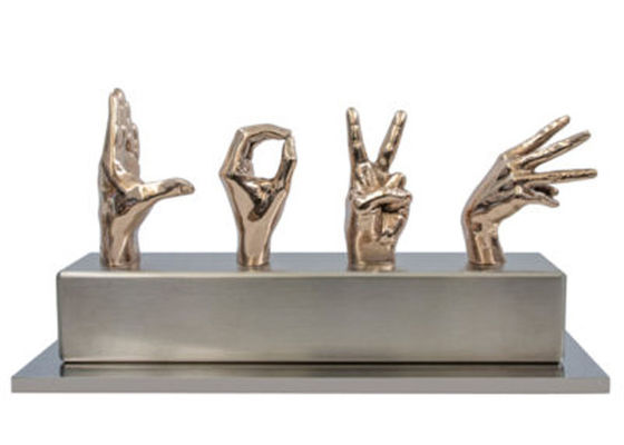 İyi bir fiyat. Açık ve Kapalı Dekorasyon için Modern Döküm Bronz Eylemler Heykel çevrimiçi