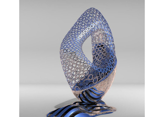 İyi bir fiyat. Soyut Dış Mekan Dekorasyonu 316 Paslanmaz Çelik Yelkenli heykel çevrimiçi