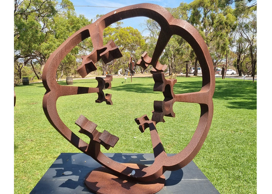 İyi bir fiyat. Özel olarak yapılmış paslı metal çelik sanat bahçesi Corten çelik heykel çevrimiçi