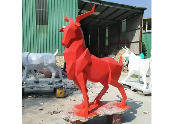 İyi bir fiyat. Modern Halk Sanatı Hayvan Geyik Dışarı Fiberglass Heykel Hayat Boyutu çevrimiçi
