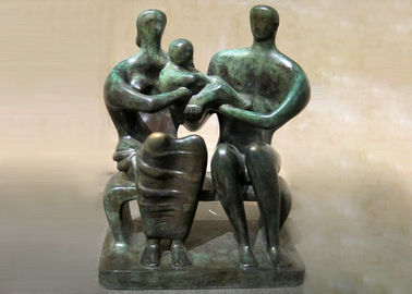 İyi bir fiyat. El yapımı Güzel Aile Yaşam Boyutu Bronz Heykelleri Antik Tasarım Özelleştirilmiş Boyutu çevrimiçi