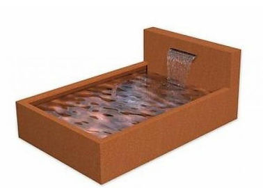 İyi bir fiyat. Modern Stil Corten Çelik Şelale, Corten Çelik Gölet Özelliği Korozyon Kararlılığı çevrimiçi