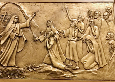 İyi bir fiyat. Modern Dini Duvar Sanatı Dekor Bronz Kabartma Heykel Korozyon Kararlılığı çevrimiçi