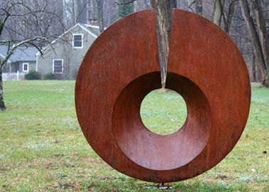 İyi bir fiyat. Paslı Anıtsal Corten Çelik Heykel, Soyut Metal Bahçe Heykelleri çevrimiçi