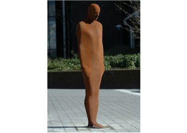 İyi bir fiyat. Açık Soyut Adam Corten Çelik Heykel Peyzaj Yaşam Boyutu Modern Stil çevrimiçi