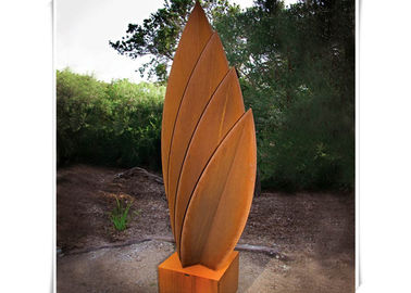 İyi bir fiyat. Çağdaş Kaynaklı Corten Çelik Heykel Şekilli Çelik Sanat Heykellerini Bıraktı çevrimiçi