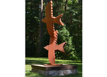 İyi bir fiyat. Hayvanlar Kuşlar Stili Corten Çelik Heykel, Soyut Corten Çelik Mimari çevrimiçi