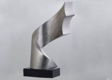 İyi bir fiyat. İç Mekan İçin Modern Stil Paslanmaz Çelik Sanat Metal Heykel Dekorasyonu çevrimiçi