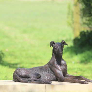 Özel Evcil Hayvan Hatıra Heykeli Bronz Bakır Köpek Heykeli Klasik Tarz