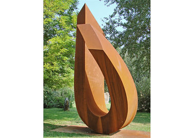 İyi bir fiyat. Modern Corten Çelik Büyük Bahçe Heykelleri Metal Dış Korozyon Kararlılığı çevrimiçi