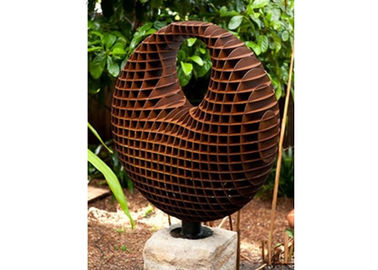 İyi bir fiyat. Petek Dekorasyon Corten Çelik Heykel, Paslı Metal Bahçe Heykelleri çevrimiçi