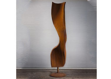 İyi bir fiyat. Kapalı Ev Dekorasyonu İçin Soyut Paslı Metal Corten Çelik Heykel çevrimiçi