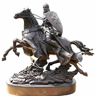İyi bir fiyat. Özel Binicilik Bahçe Sanatı Metal Dekor Bronz Bakır Heykel Çelik Heykel çevrimiçi
