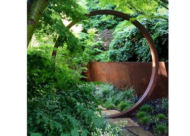 İyi bir fiyat. Bahçe Dekorasyon Metal Sanat Heykel Corten Çelik Yüzükler Heykel 200 cm Dia çevrimiçi