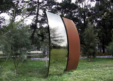 İyi bir fiyat. Bahçe Sanatı Corten Çelik Heykel, Metal Heykel Sanatı 200cm Yükseklik çevrimiçi