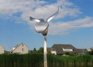 İyi bir fiyat. Büyük Modern Metal Çiçek Heykel, Bahçe Sanatı Ve Heykel Özel Renk çevrimiçi