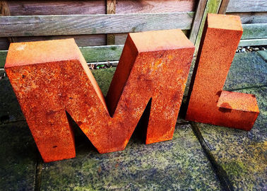 İyi bir fiyat. Bahçe Sanatı Metal Corten Çelik Heykel Korozyon Kararlılık Mektubu Açık çevrimiçi