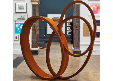 İyi bir fiyat. Büyük Sanat Zanaat Modern Şerit Corten Çelik Bahçe Heykel Çağdaş Metal Heykel çevrimiçi