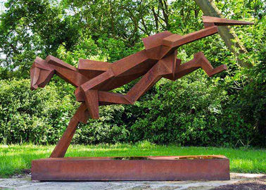 İyi bir fiyat. Kamu Sanat Lüks Paslanmaz Çelik Corten Çelik Tabanlı Açık Heykel çevrimiçi