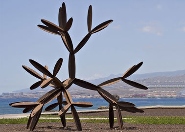 İyi bir fiyat. 2.5mm Kalınlığında Giriş Manastırı Corten Çelik / 3D Çizim Özel Metal Heykel çevrimiçi