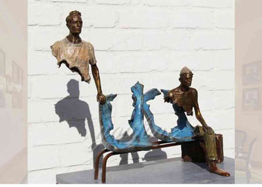 İyi bir fiyat. Yaşam Boyutu Döküm Finish Gezgin Için Bronz Heykel Bahçe, Bruno Catalano Heykel çevrimiçi