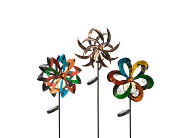 İyi bir fiyat. Açık Paslanmaz Çelik Bahçe Heykelleri Renkli Spinner Kinetik Rüzgar Heykel çevrimiçi