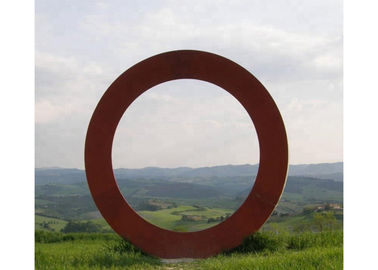 İyi bir fiyat. Çağdaş Metal Sanatı Corten Çelik Halka Heykel Dövme ve Döküm Tekniği çevrimiçi