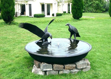 İyi bir fiyat. Antik Kartal Birdbath Kase Bronz Bahçe Heykel Dekorasyon Korozyon Kararlılığı çevrimiçi