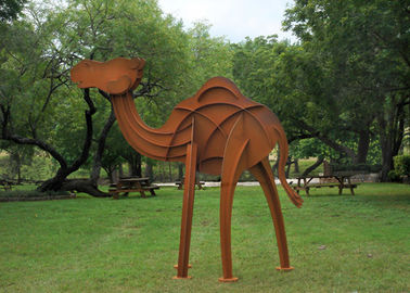İyi bir fiyat. Corten Çelik Longlife Dekorasyon Paslı Finish Deve Metal Yard Heykeller çevrimiçi