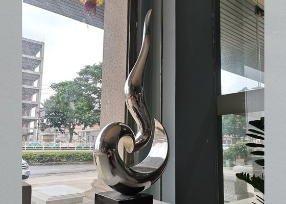 Ev Dekorasyonu İçin Çağdaş Cilalı Paslanmaz Çelik Heykel OEM